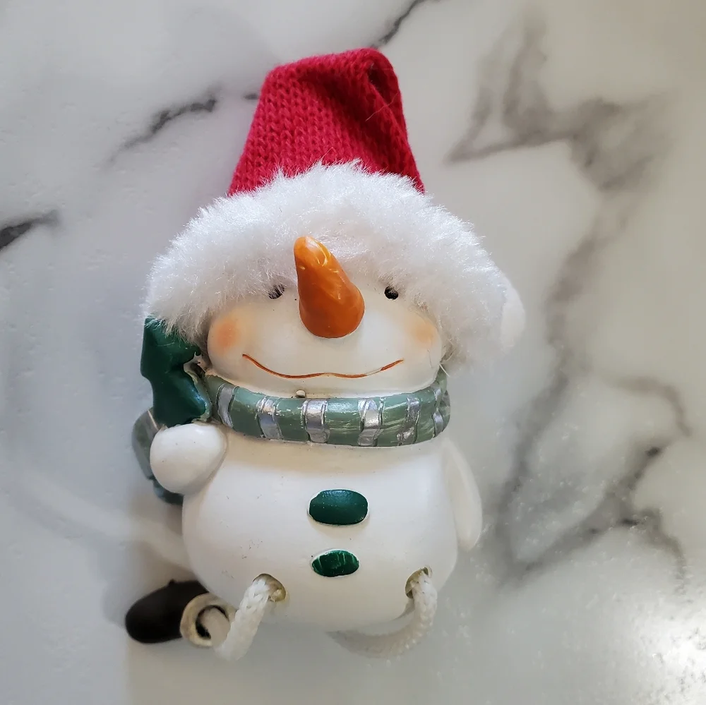Santa, Snowman & Reindeer Shelf Sitters 3 Piece Figurine Set